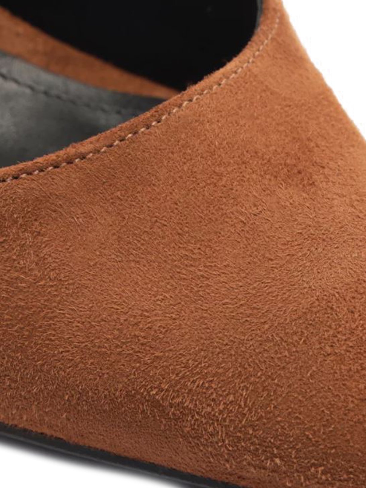 Scarpin Laura Mid Camurça Marrom  Schutz