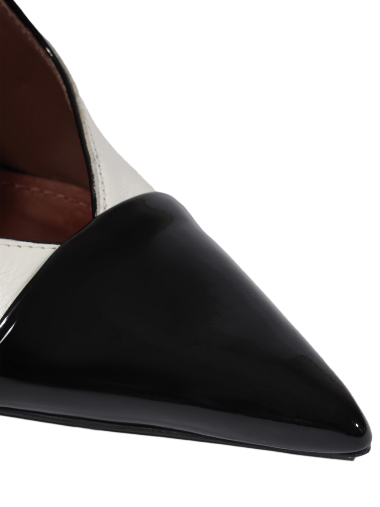 Scarpin Lexi Bico Fino Couro Branco Schutz