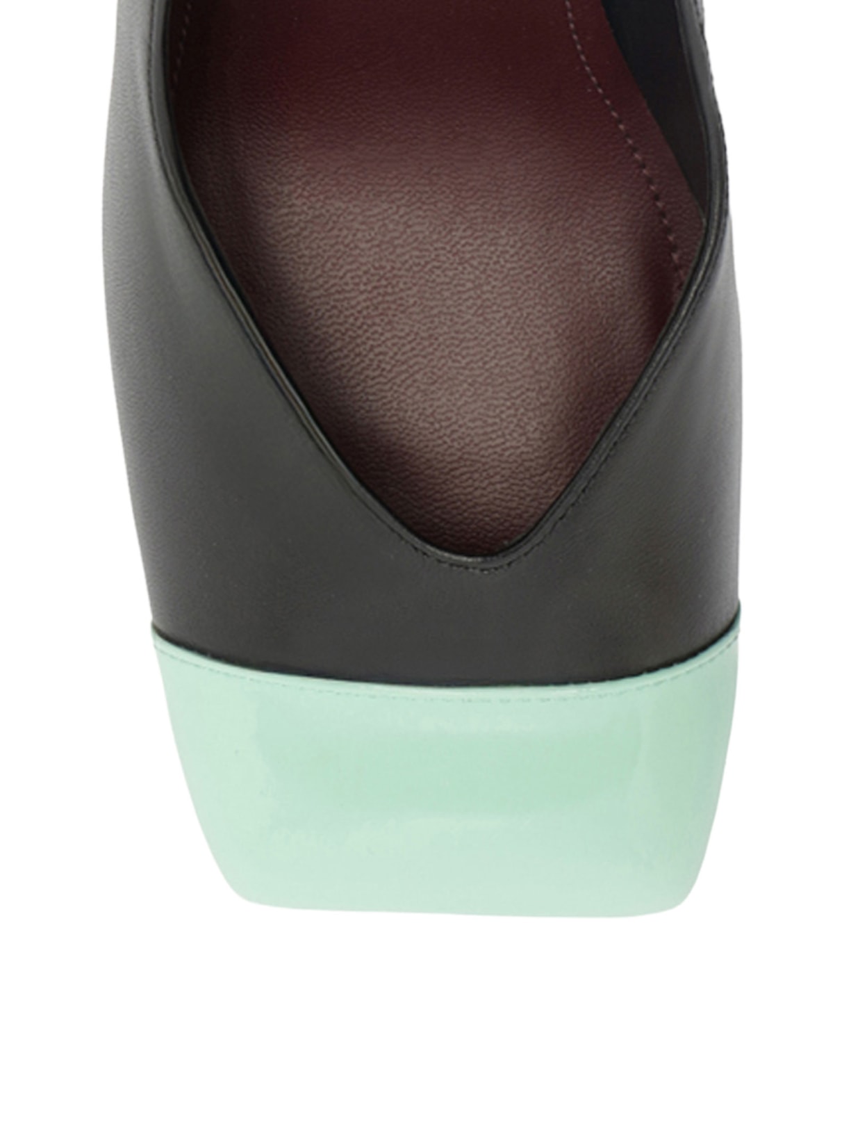 Scarpin Margot Salto Bloco Verde Arezzo