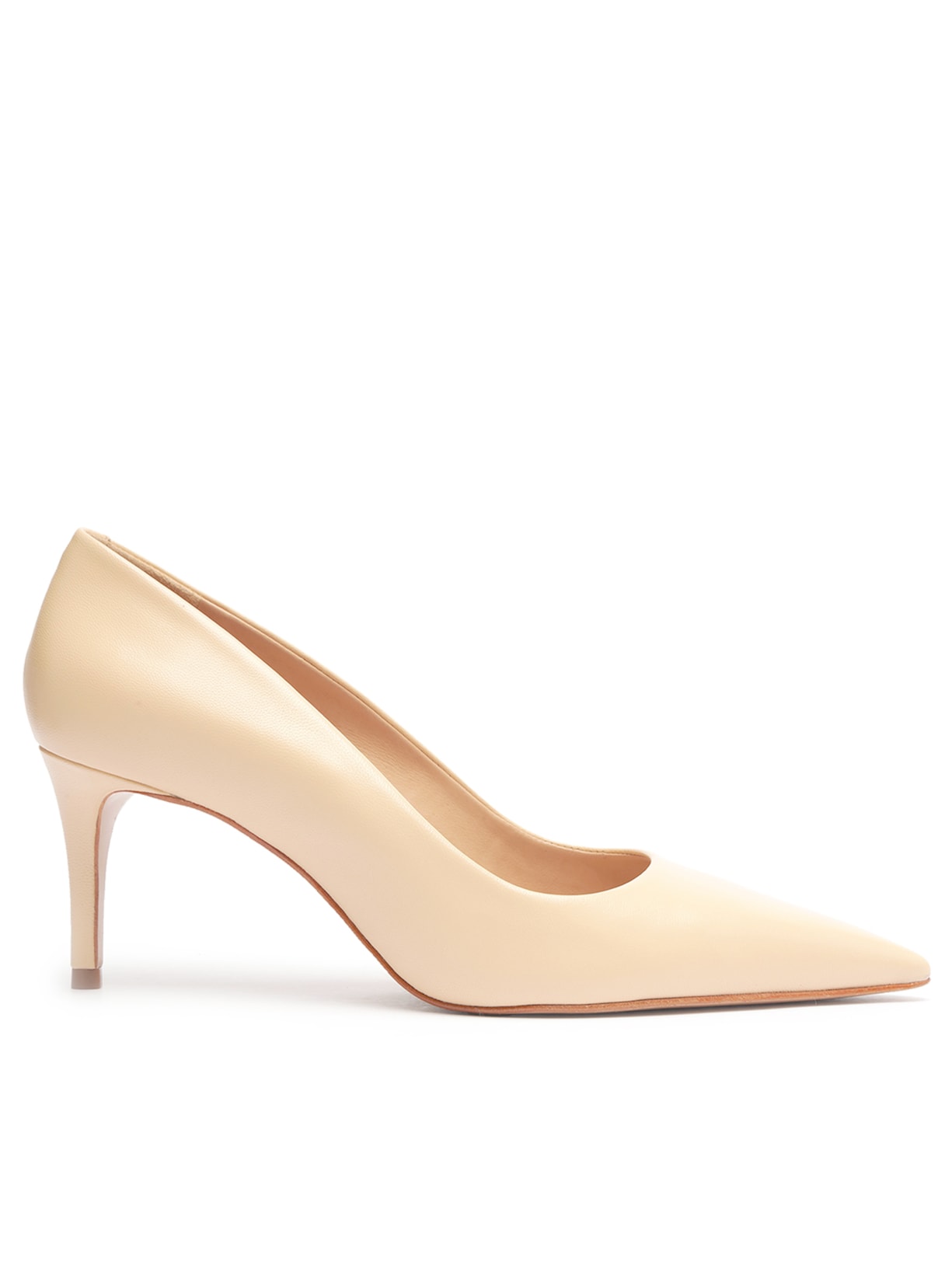 Scarpin New Carry Over I Couro - Amarelo