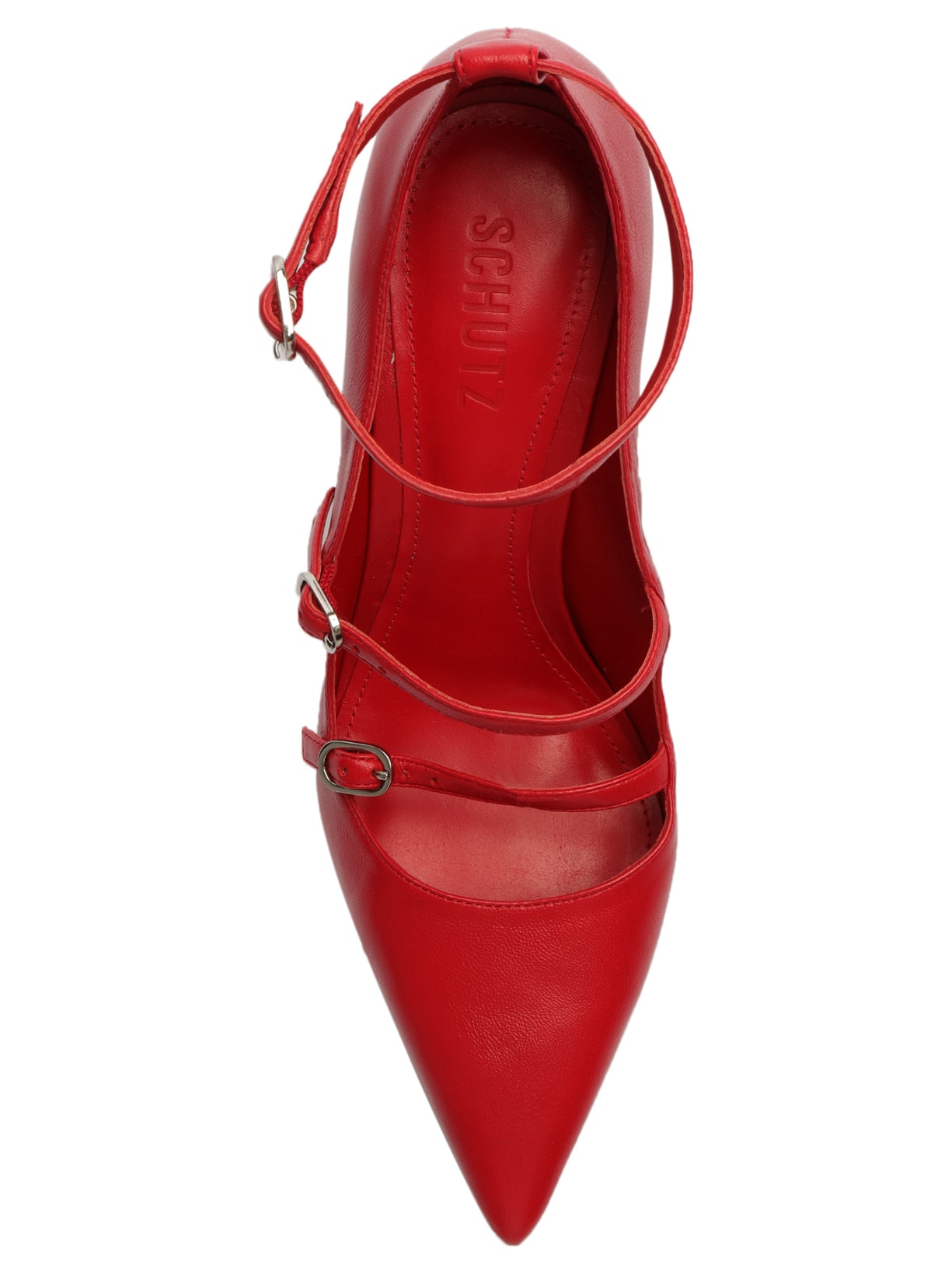 Scarpin Salto Alto - Vermelho - SCHUTZ