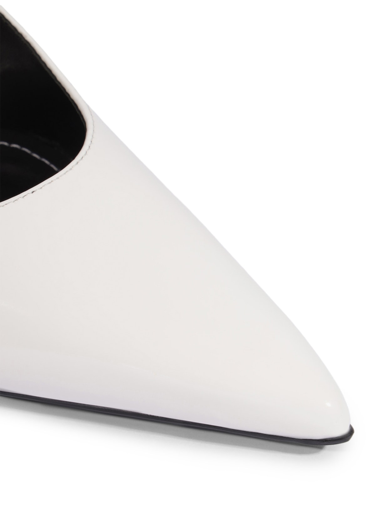 Scarpin Slingback Couro Branco Schutz