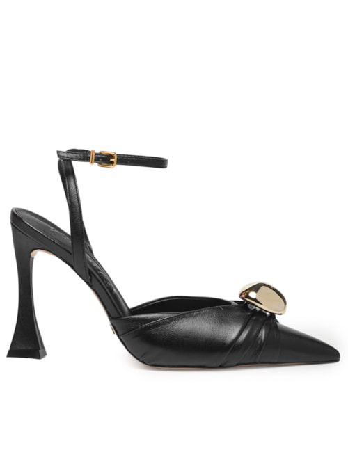 Scarpin Slingback Isa - Preto