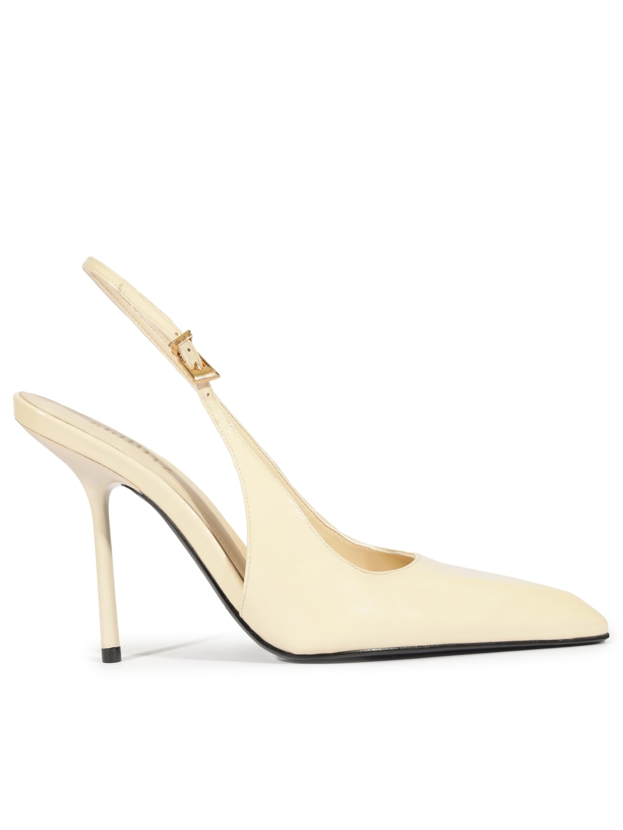 Scarpin Slingback Leona Couro Branco Schutz