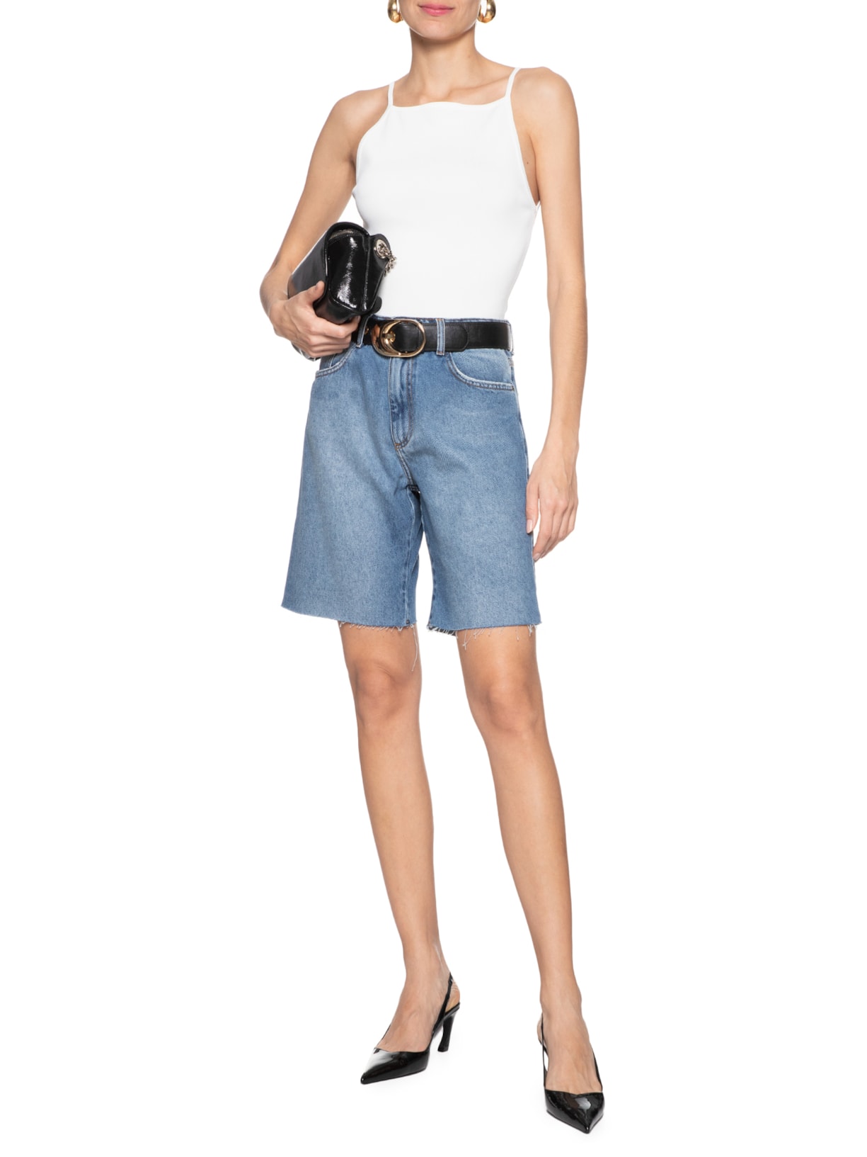 Scarpin Slingback Lexi Sling Mid  Preto Schutz