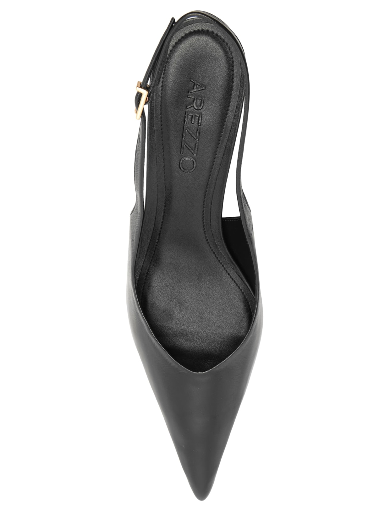 Scarpin Slingback Salto Geométrico – Preto Arezzo