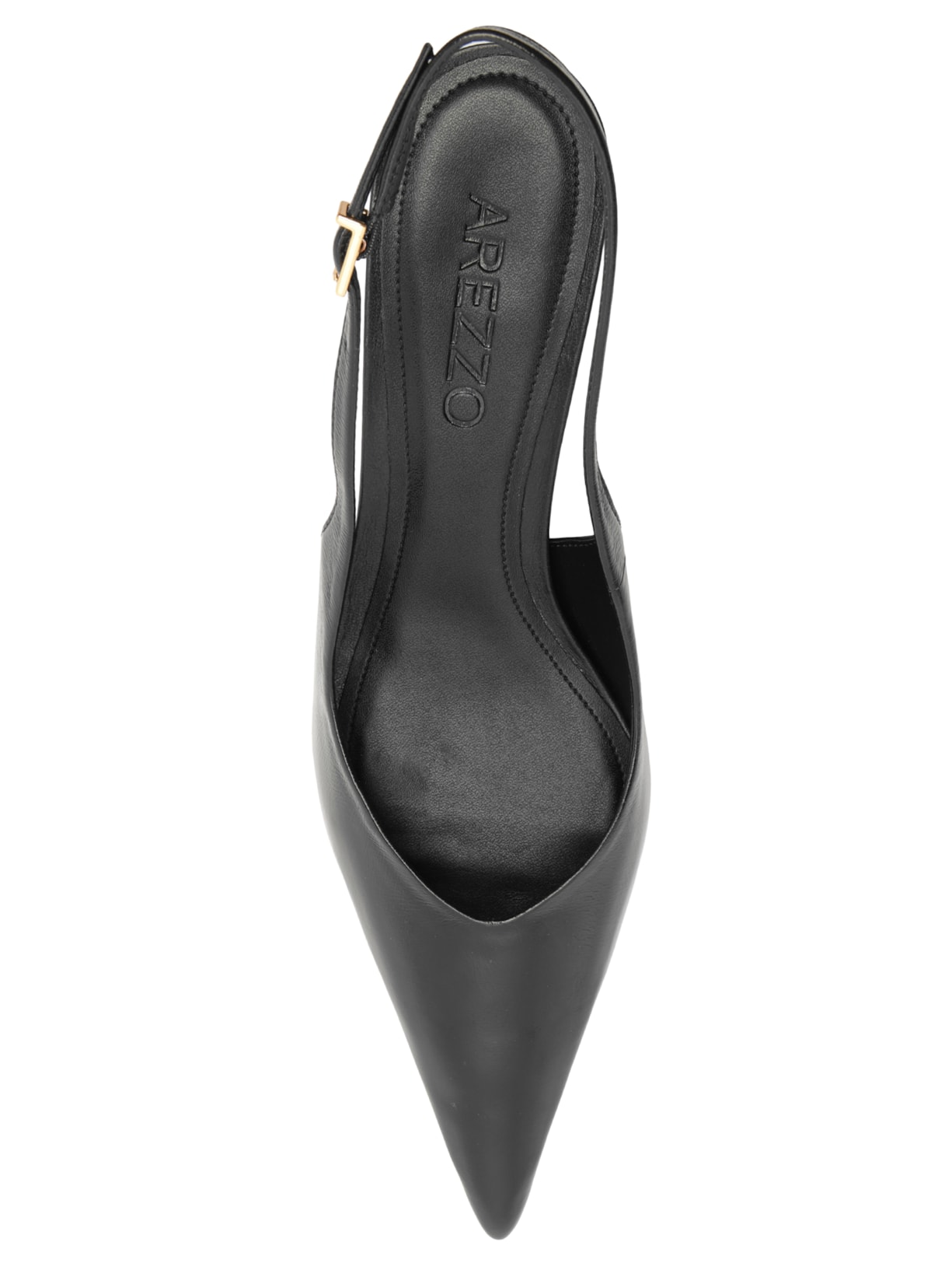 Scarpin Slingback Salto Geométrico – Preto Arezzo