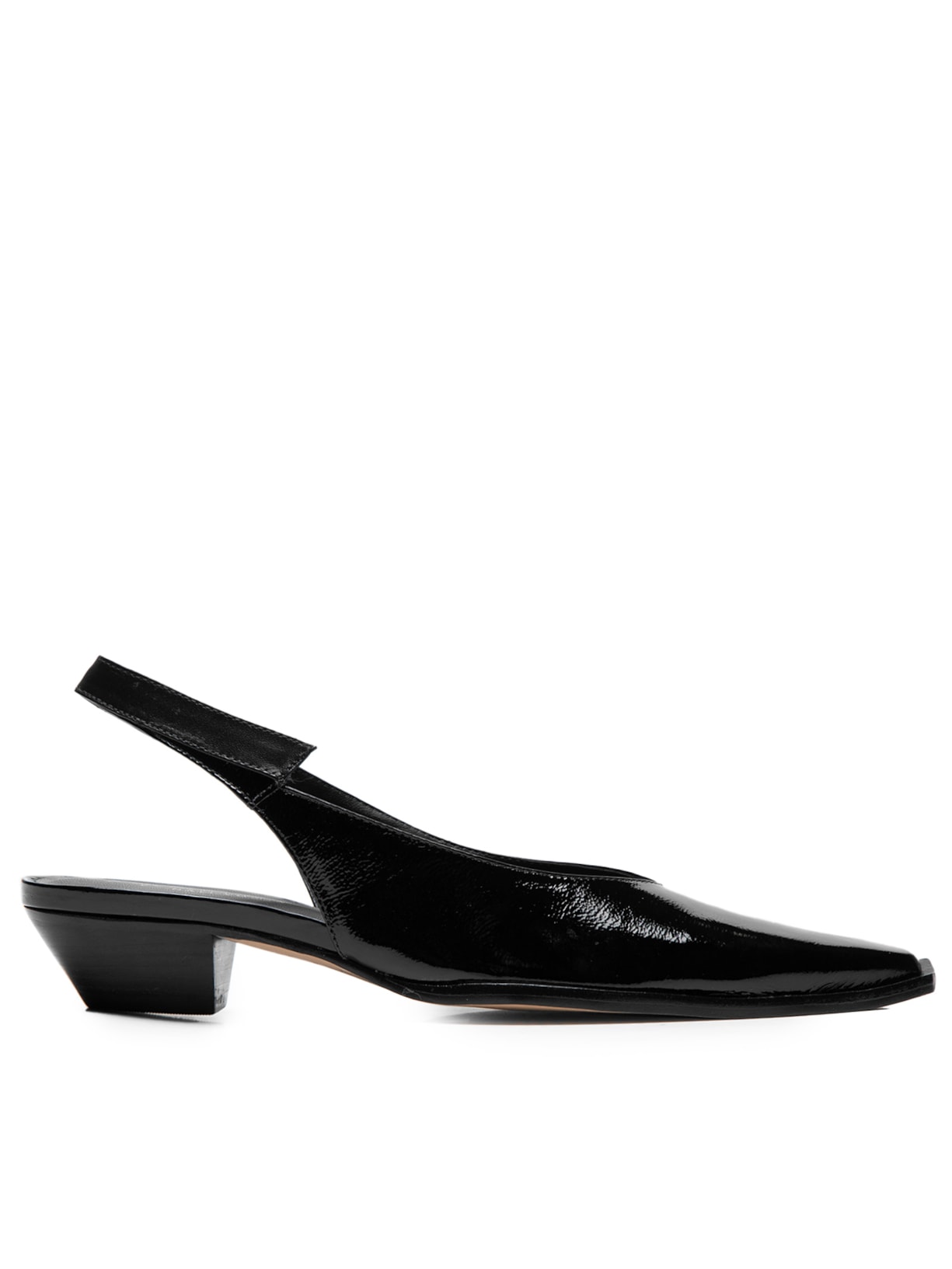 Scarpin Slingback Verniz Show - Preto