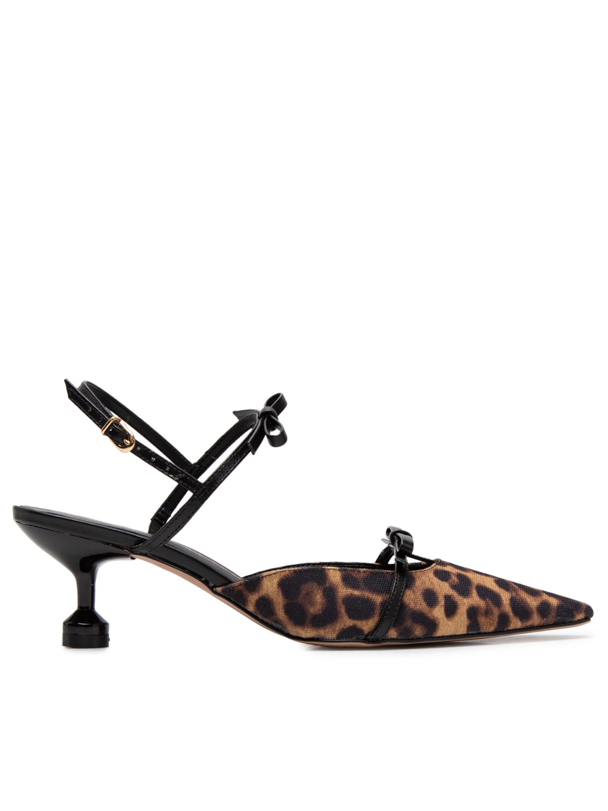 Scarpin Tec Oncilla Natural Grease - Animal Print