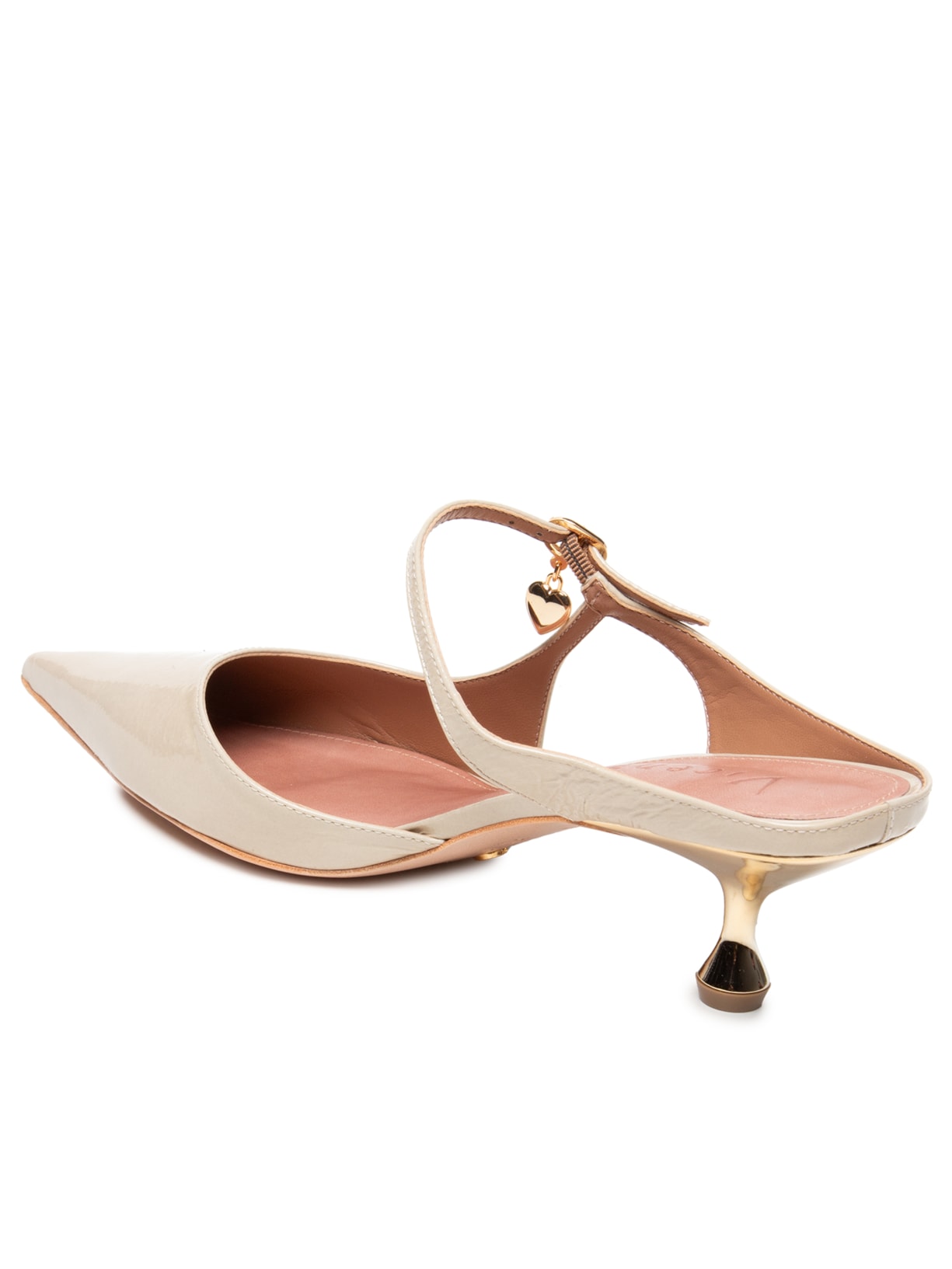 Scarpin Verniz Artemis Bege Vicenza