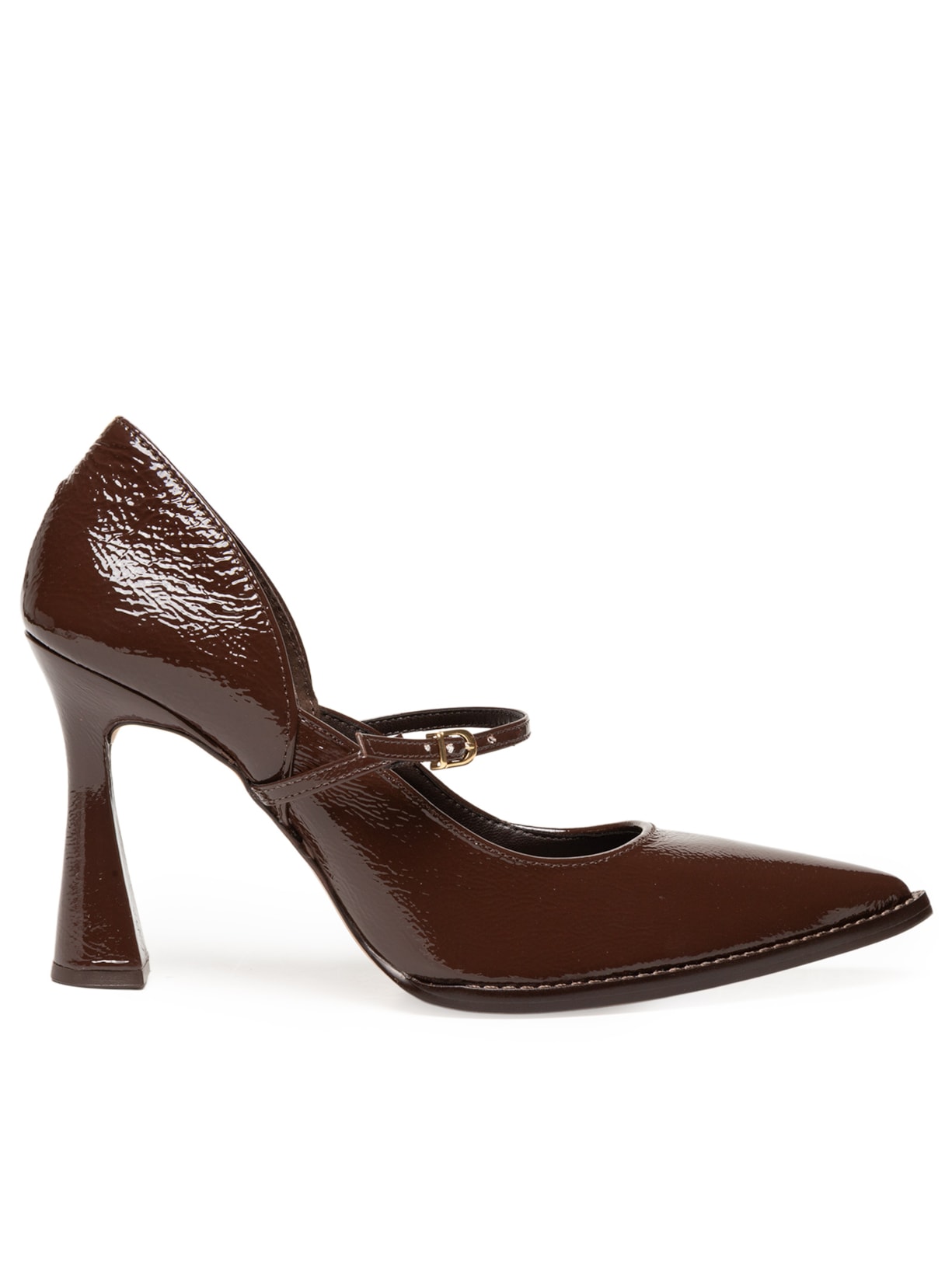 Scarpin Verniz Show - Marrom