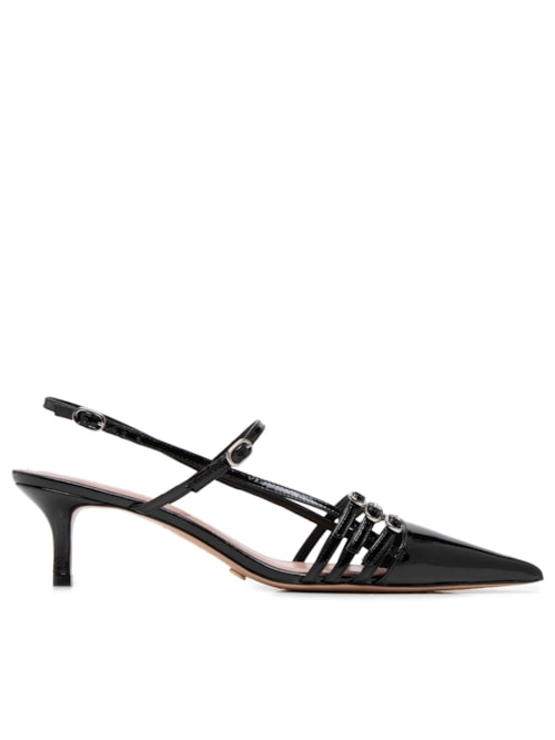 Scarpin Verniz Show - Preto