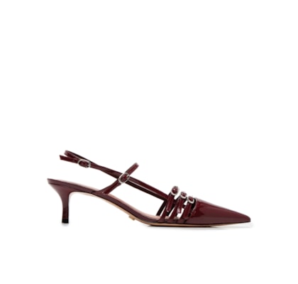 Scarpin Verniz Show - Vinho