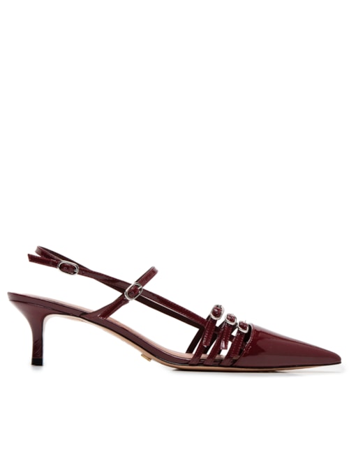 Scarpin Verniz Show - Vinho