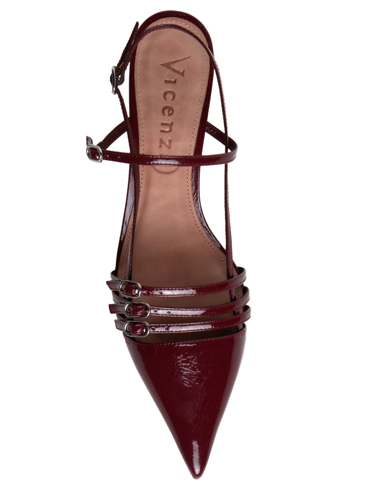 Scarpin Verniz Show Vinho Vicenza