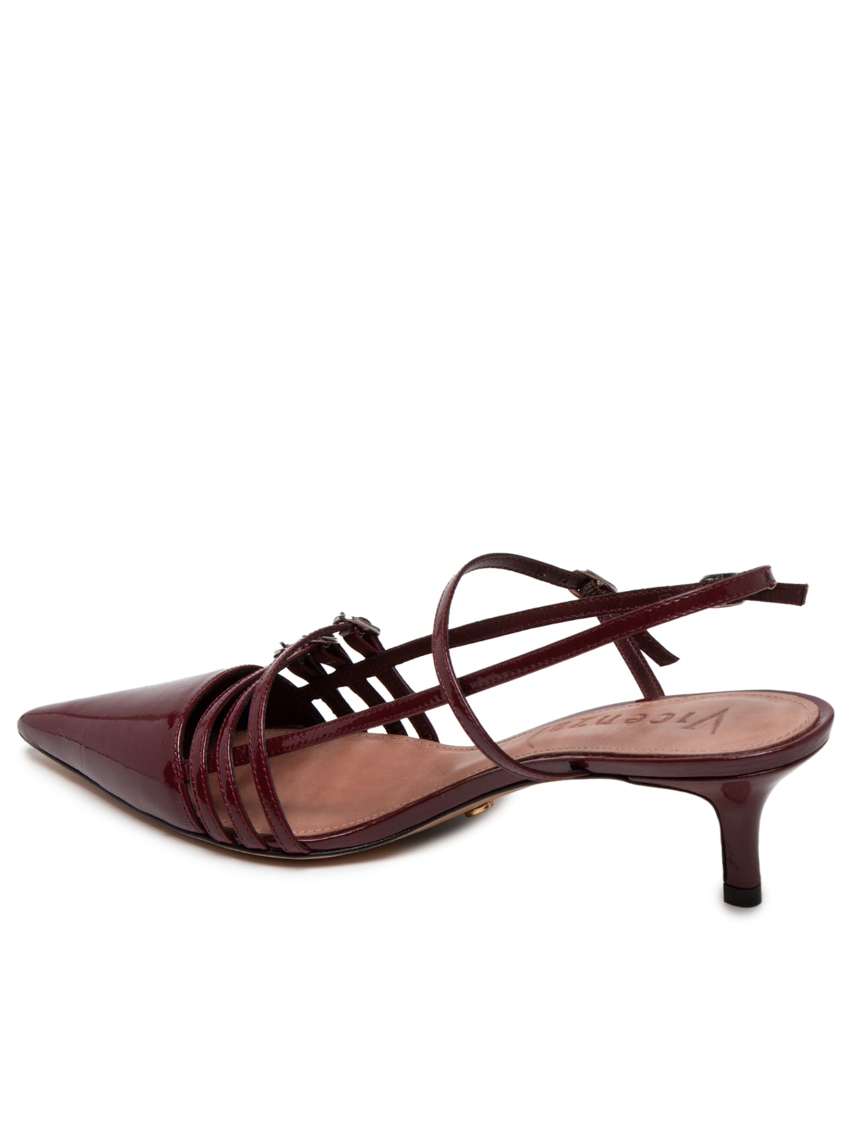 Scarpin Verniz Show Vinho Vicenza