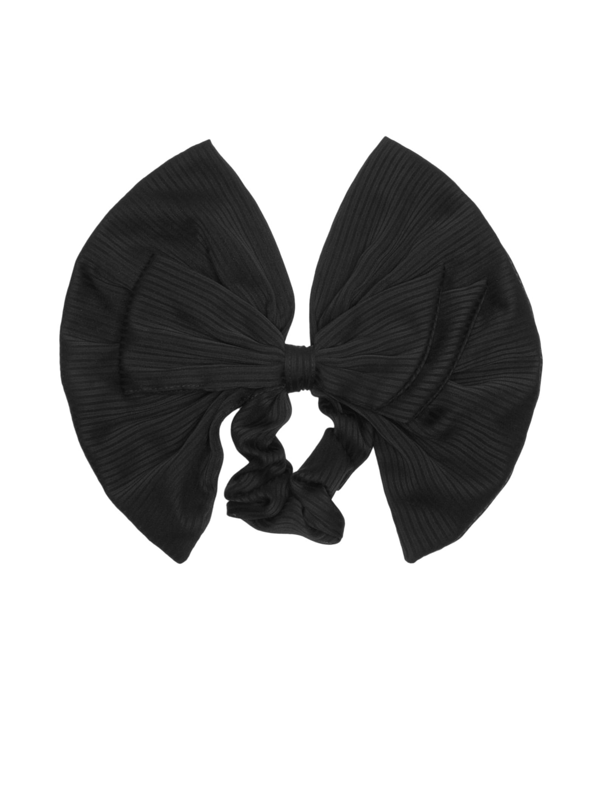 Scrunchie Com Laço - Preto