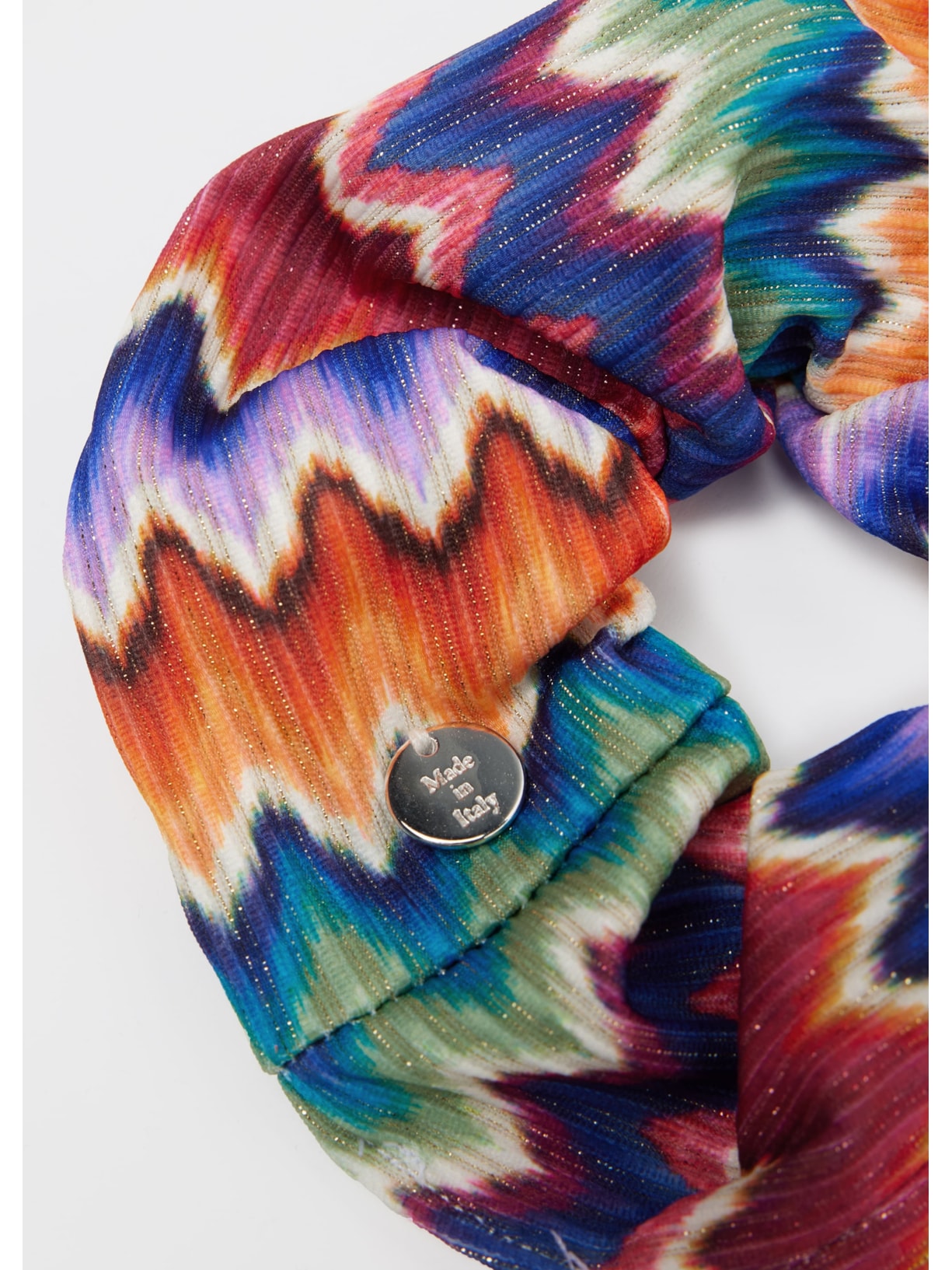 Scrunchie De Cabelo Franzido Azul Calzedonia