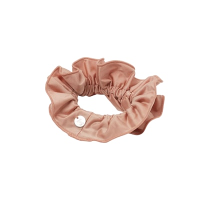 Scrunchie De Cabelo Shiny Satin - Rosa
