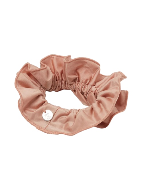 Scrunchie De Cabelo Shiny Satin - Rosa