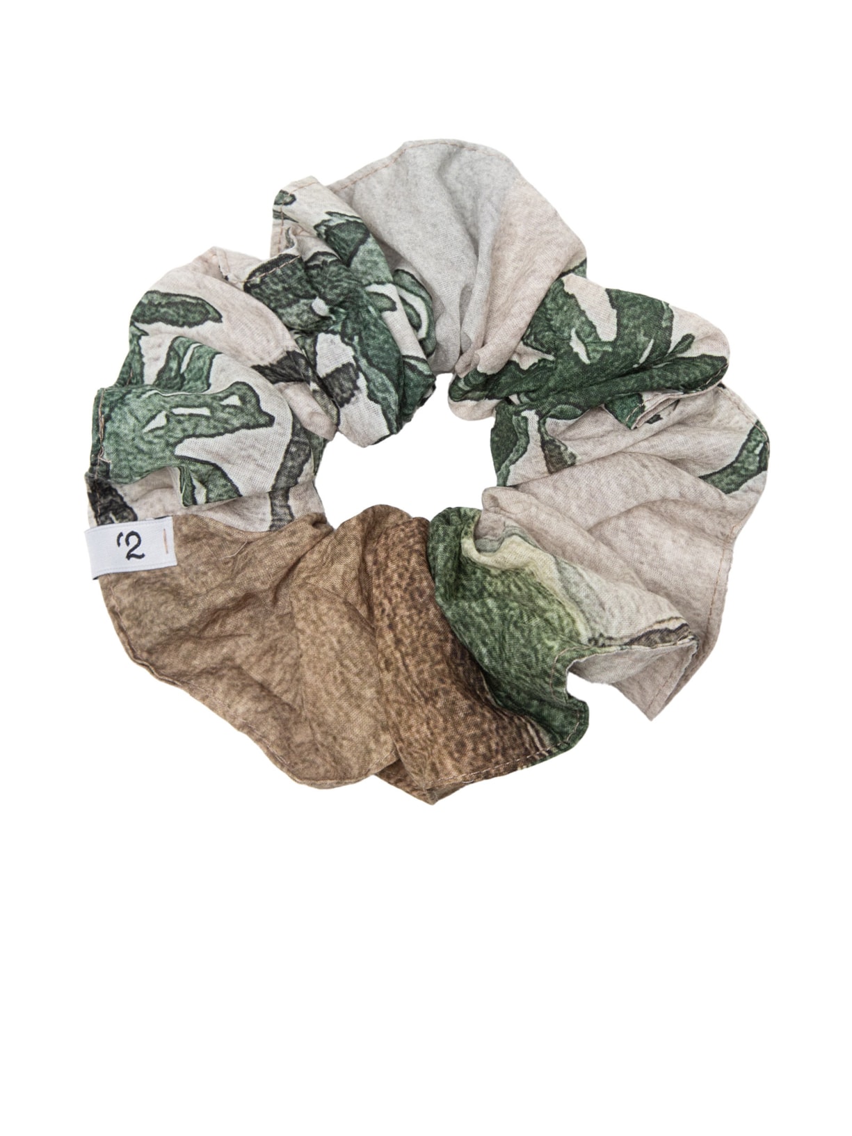 Scrunchie Estampada - Verde