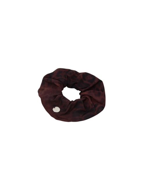 Scrunchie Franzido - Marrom