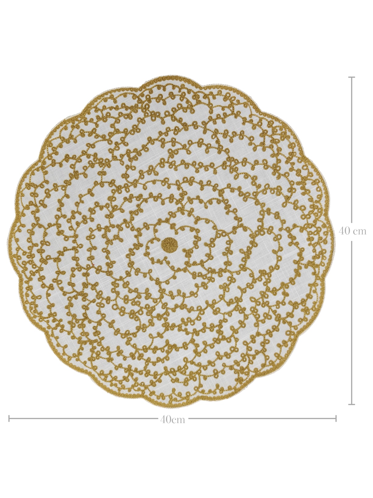 Set 2 Jogos Americanos Cornelli Dourado '2Home