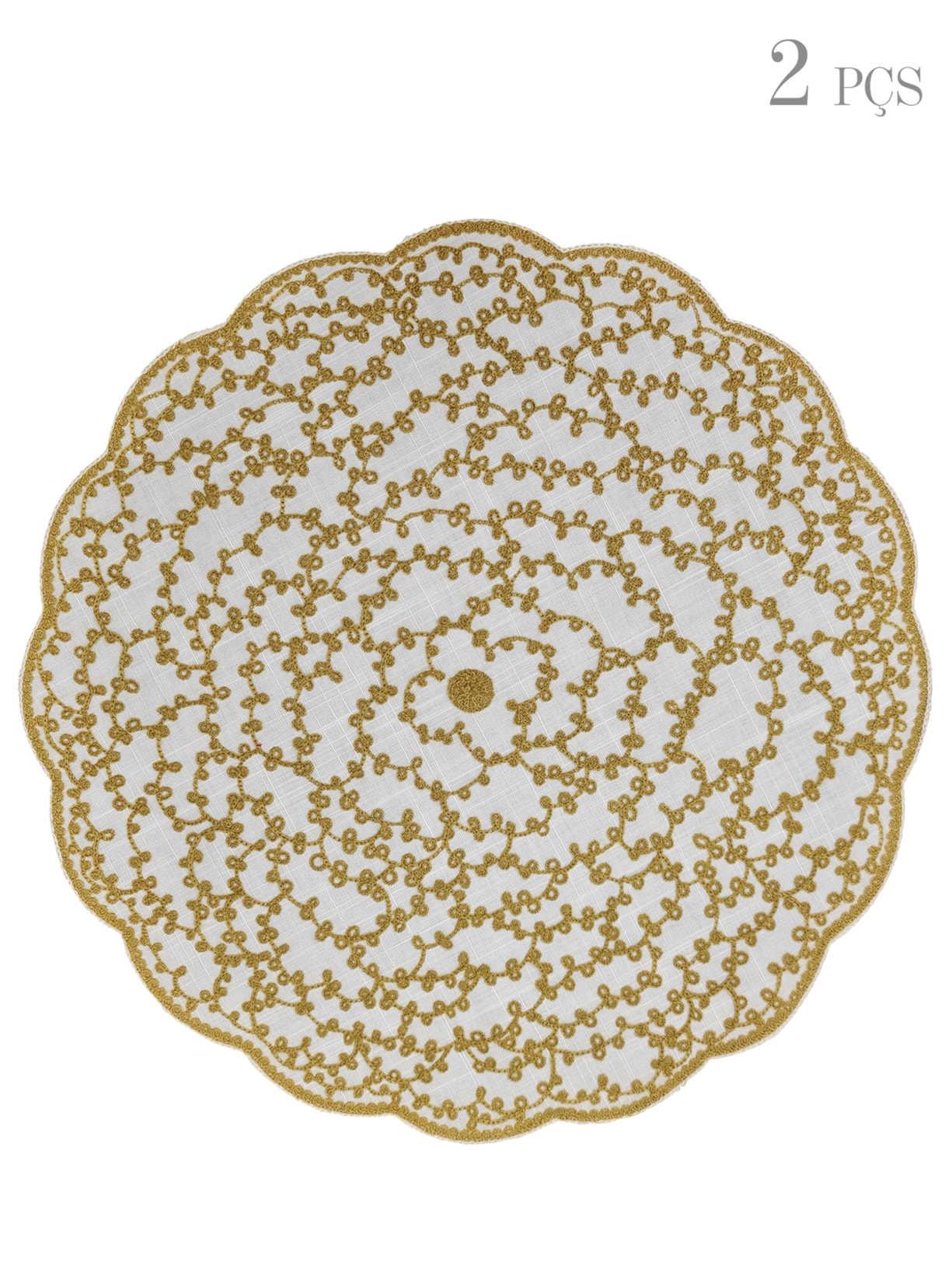 Set 2 Jogos Americanos Cornelli Dourado '2Home