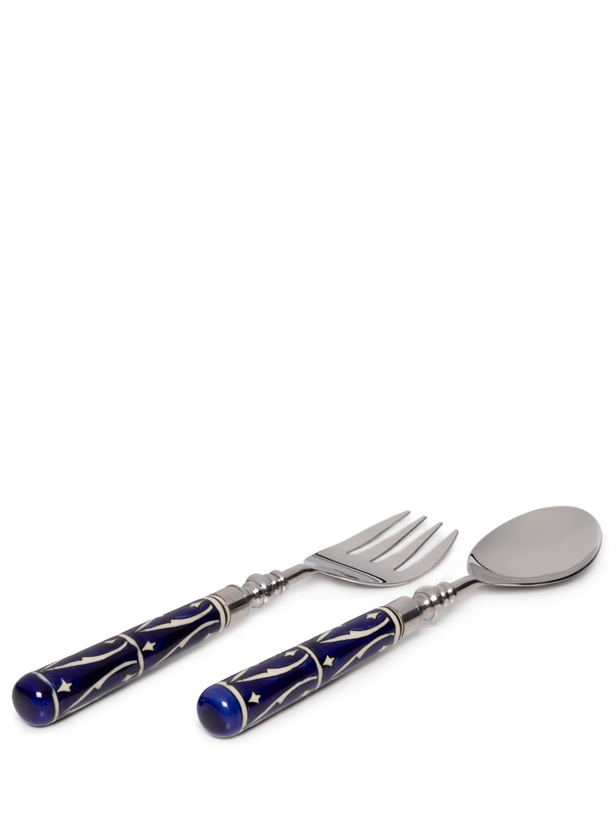 Set 2 Talheres De Servir Blue Azul Le Lis Casa