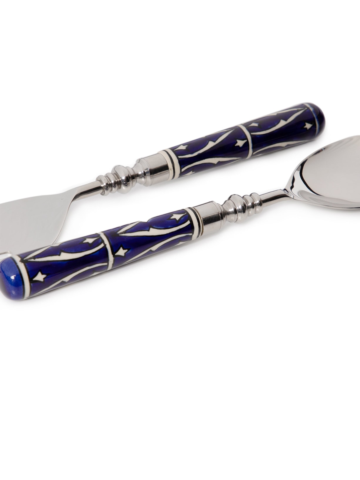 Set 2 Talheres De Servir Blue Azul Le Lis Casa