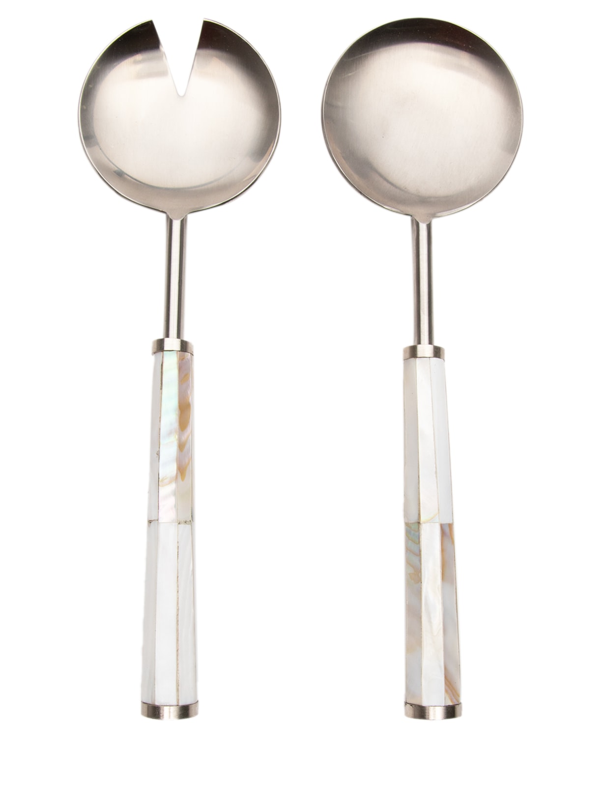 Set 2 Talheres Silver Madrepérola - Off White
