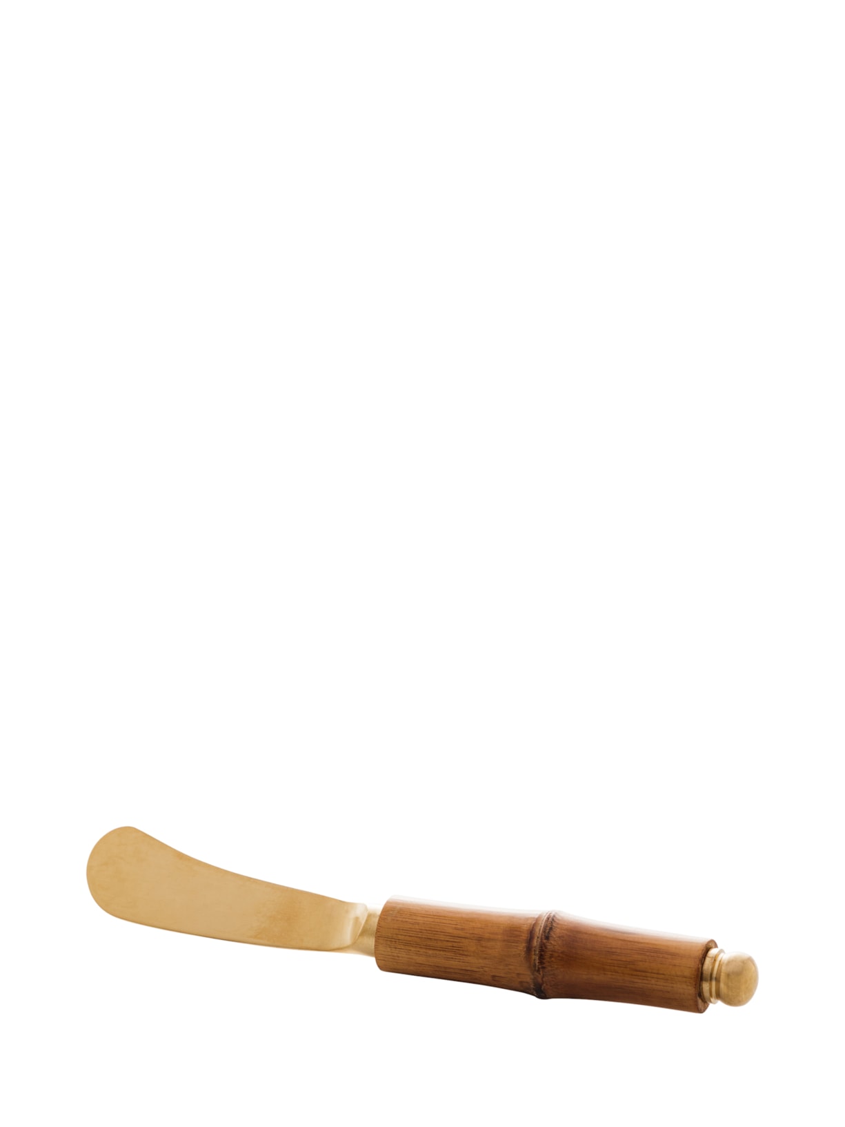 Set 4 Espátulas Com Cabo Em Bambu Dourado Wolff