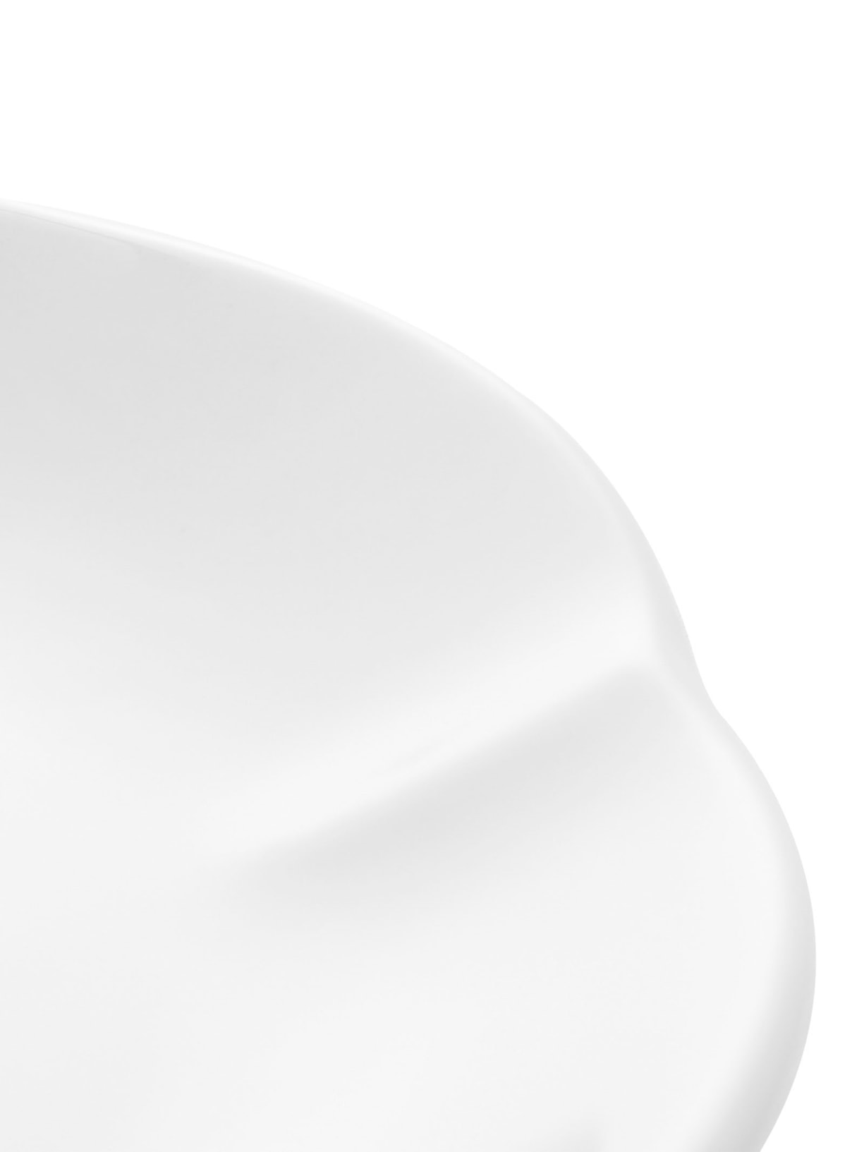 Set 6 Pratos Rasos Leaf Em Porcelana Branco '2Home