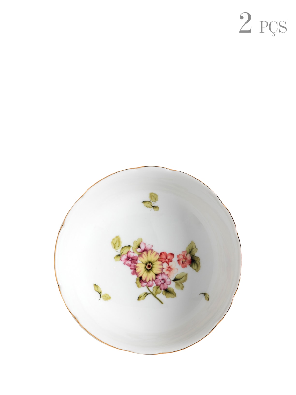 Set Bowl Flor do Ocidente 2 Peças - Branco