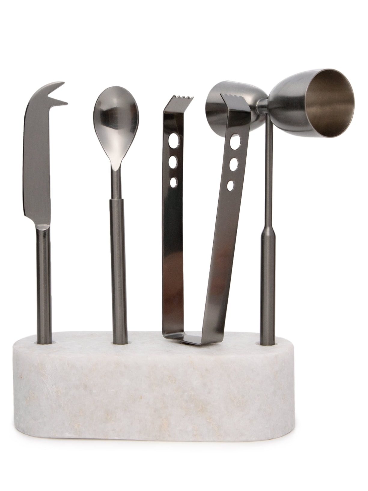 Set De Bar Em Mármore - Branco