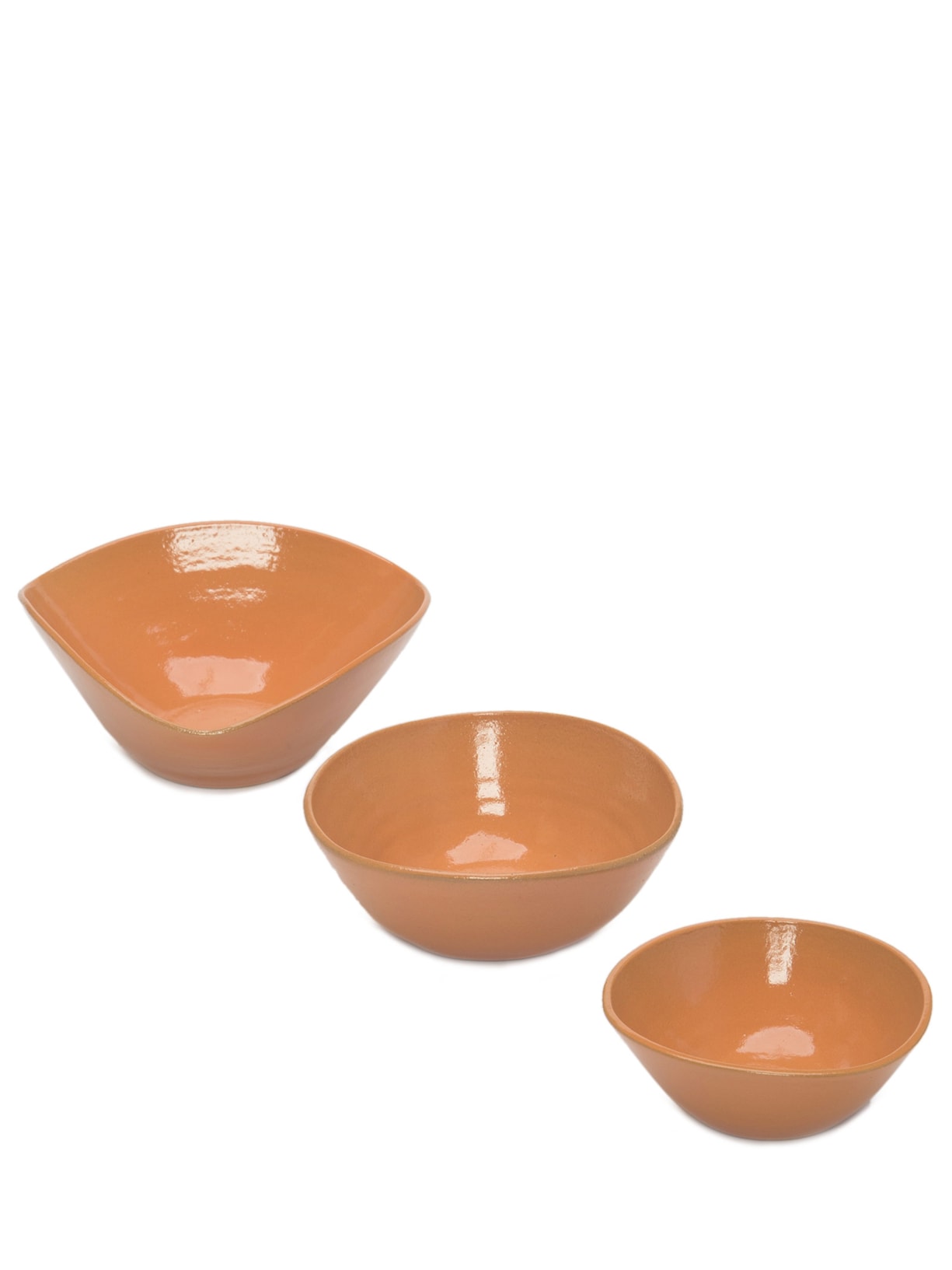 Set De Bowls Para Aperitivos - Laranja