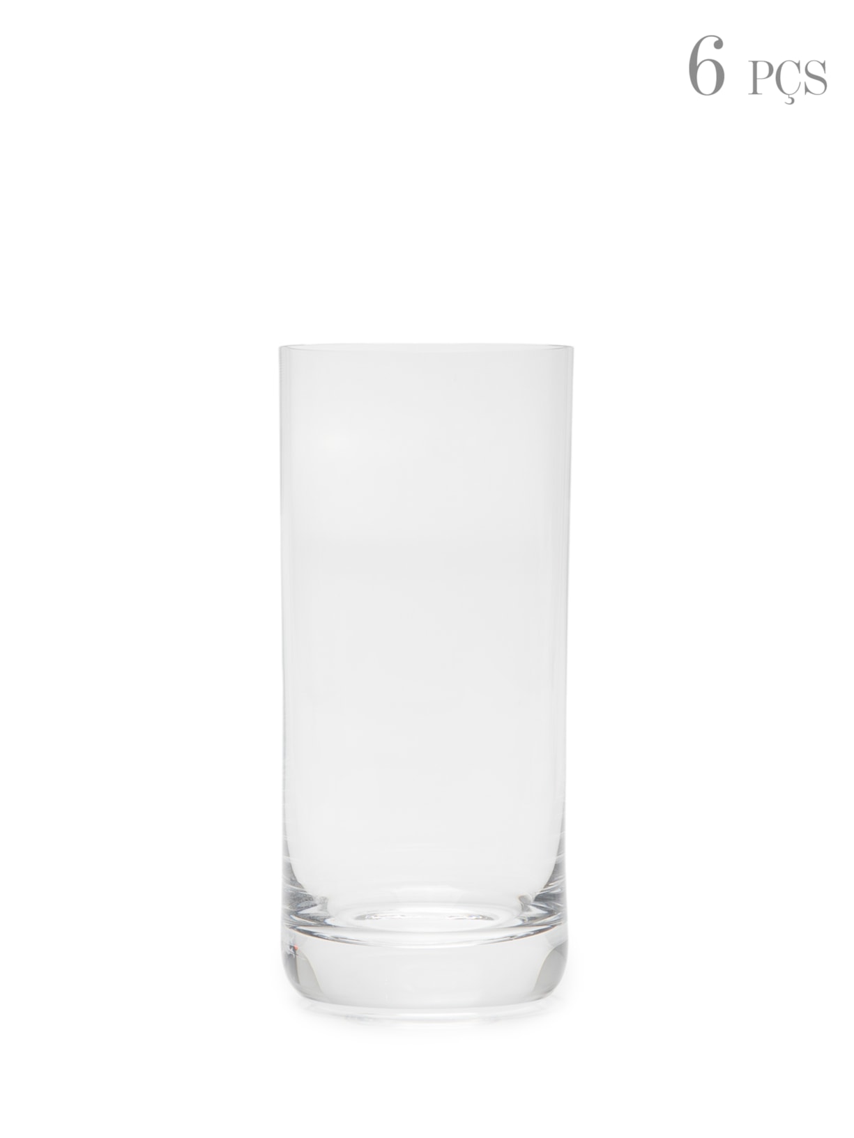 Set De Copos De Cristal P/ Long Drink 395ml 6 Peças