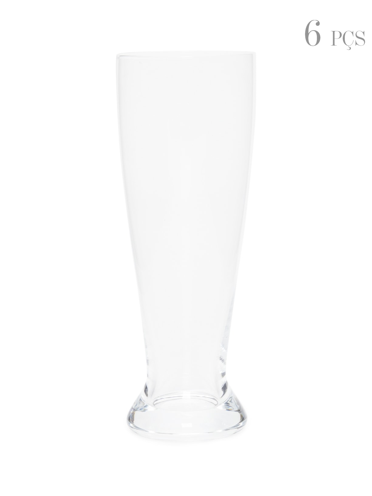 Set De Copos Para Cerveja Pilsen Em Cristal 300Ml