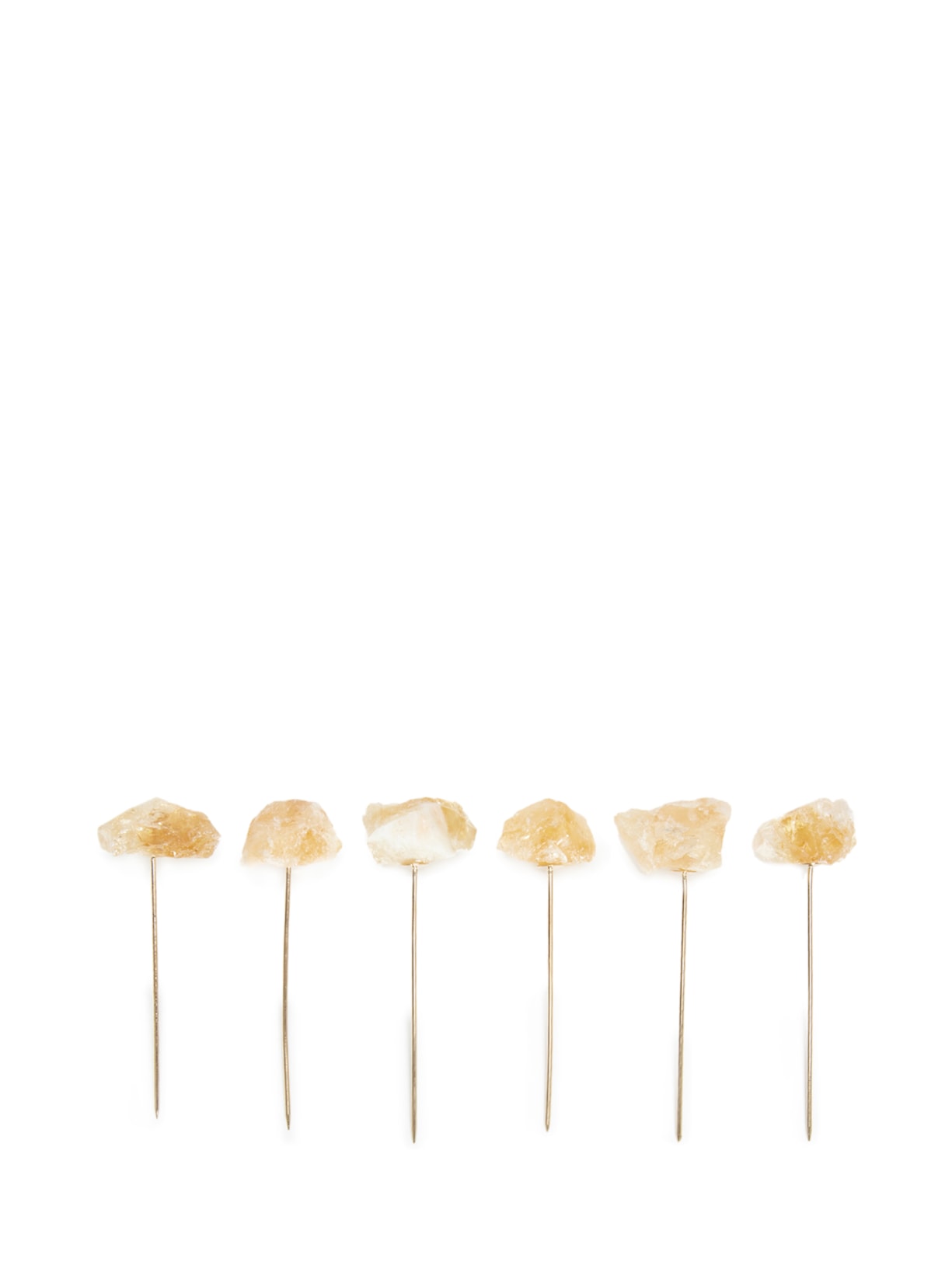 Set De Palitos Para Aperitivo Em Ametista 6 Peças Bege Home Wish