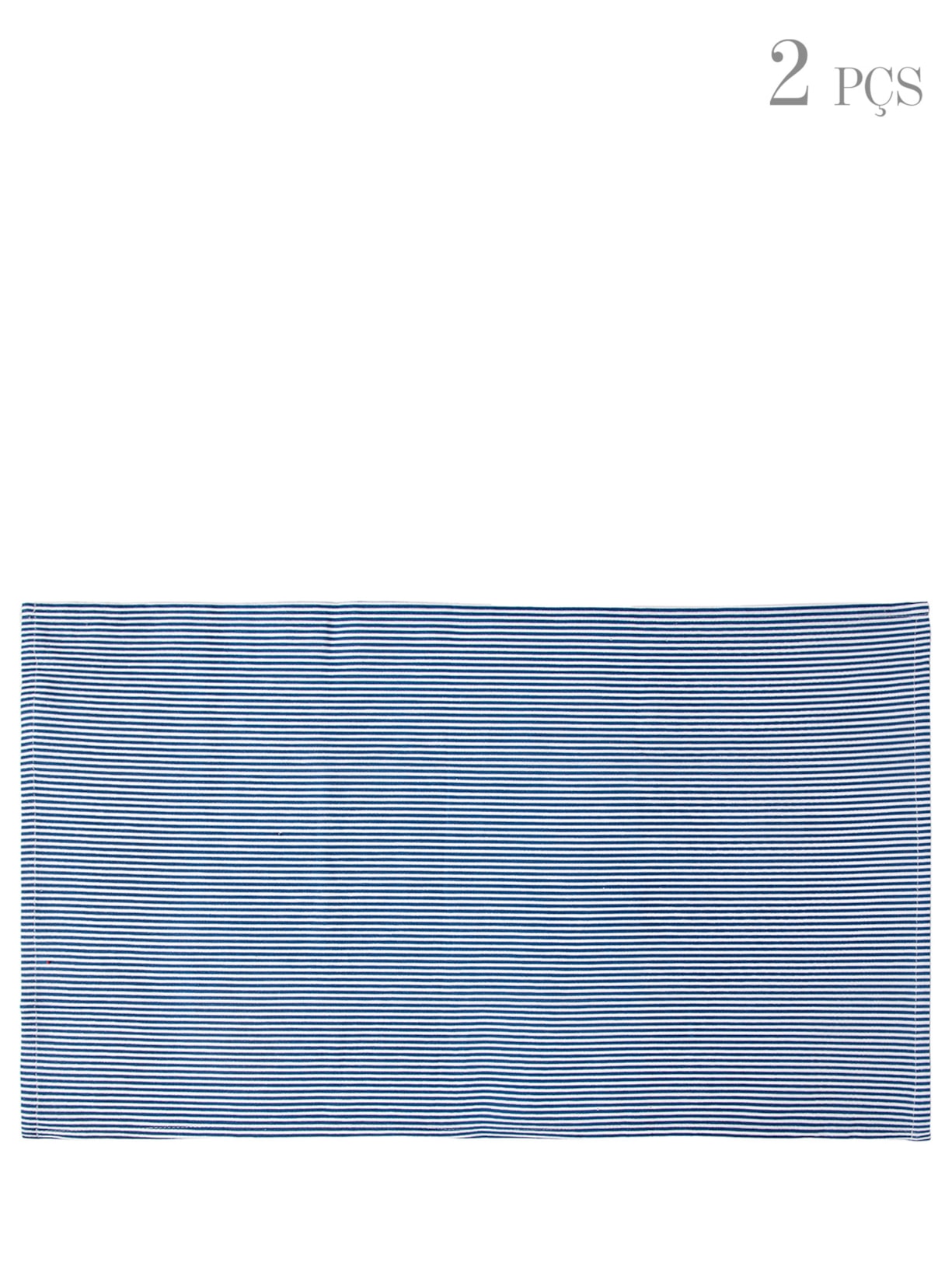 Set De Pano De Copa Blue Striped - Azul