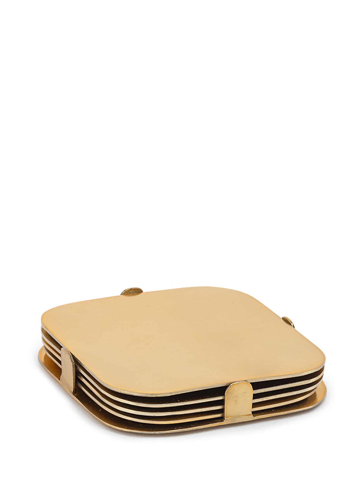 Set De Porta Copos Claridge 4 Peças - Dourado