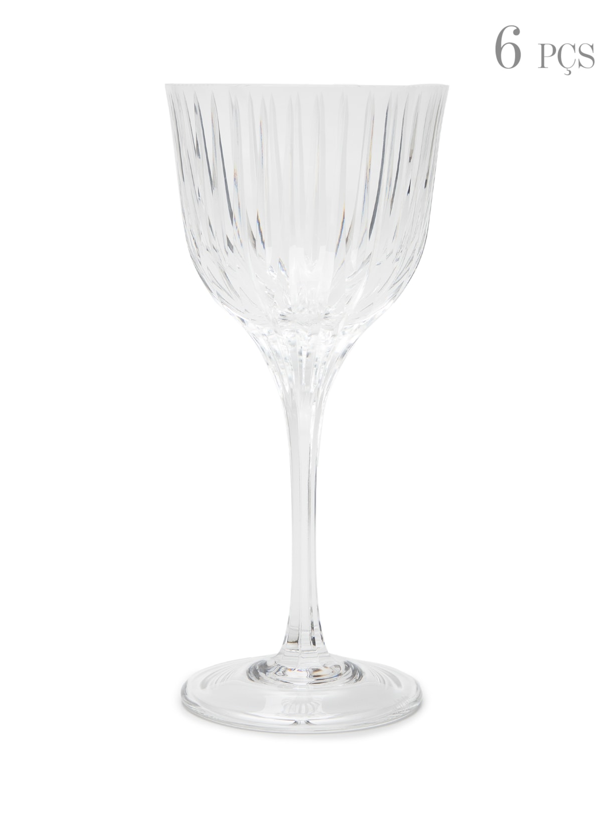 Set De Taça De Cristal P/ Vinho Tinto 370ml 6 Peças