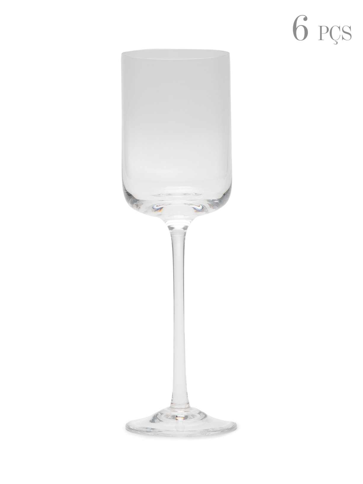 Set De Taças De Cristal P/ Vinho Tinto 350ml 6 Peças