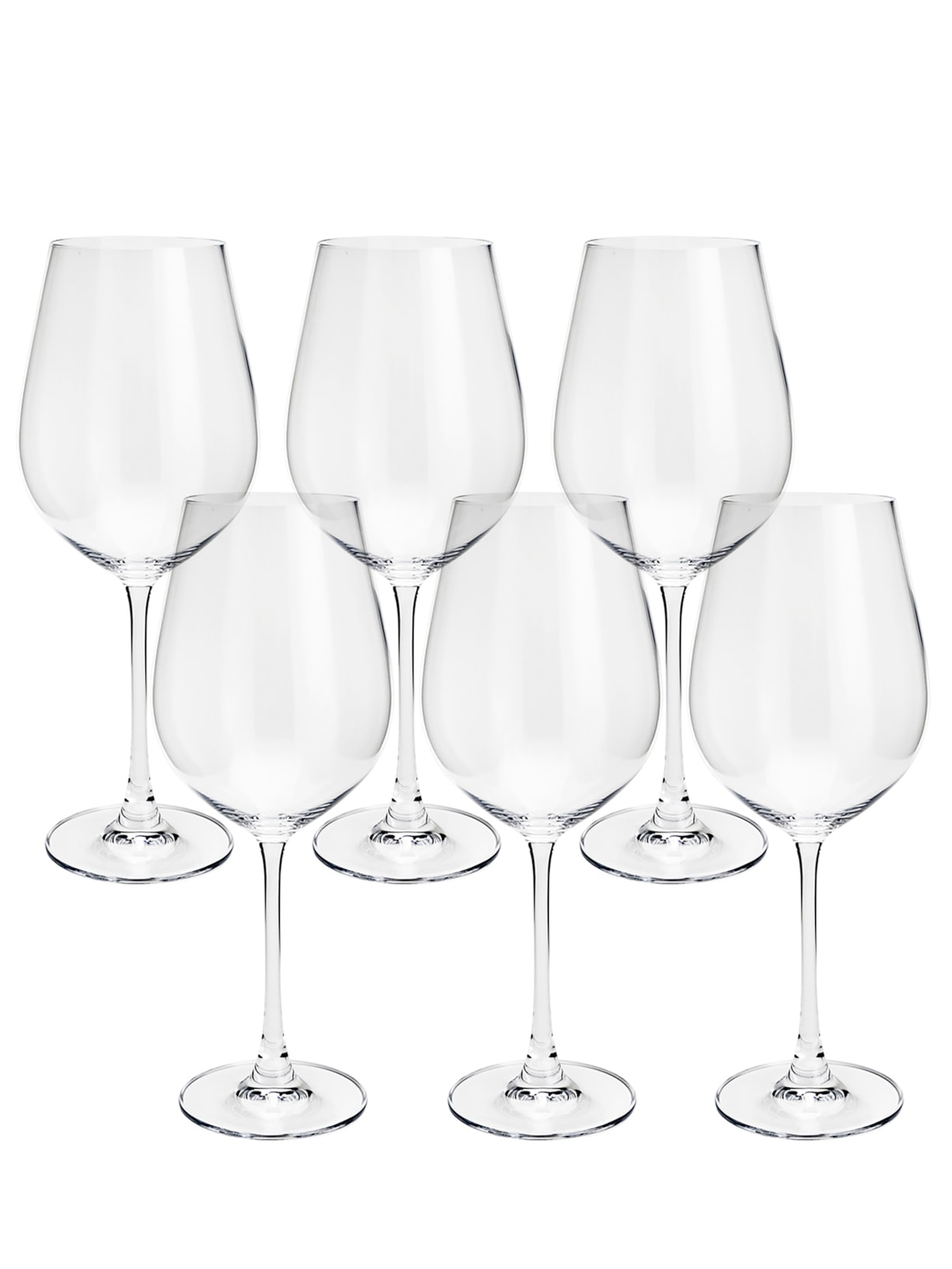Set De Taças Para Água Em Cristal 650Ml Crystal Bohemia