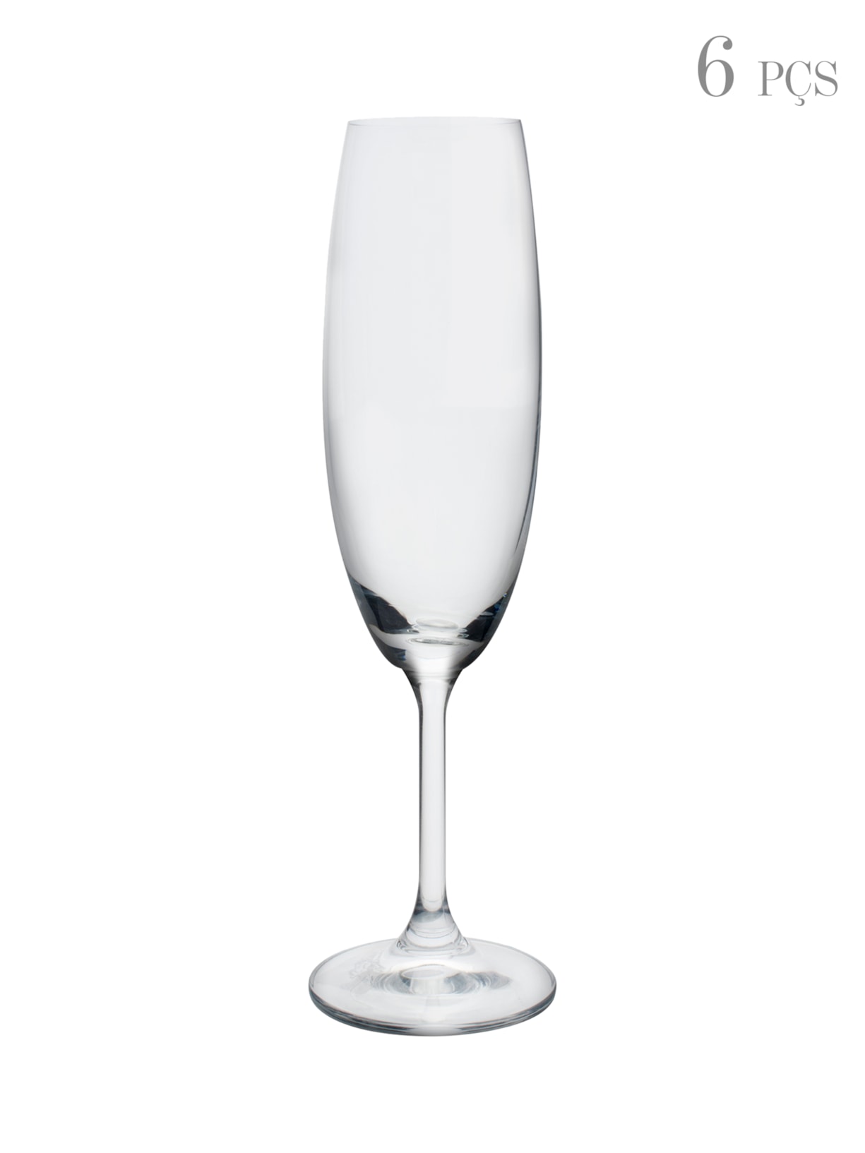 Set De Taças Para Champanhe Em Cristal 220ml