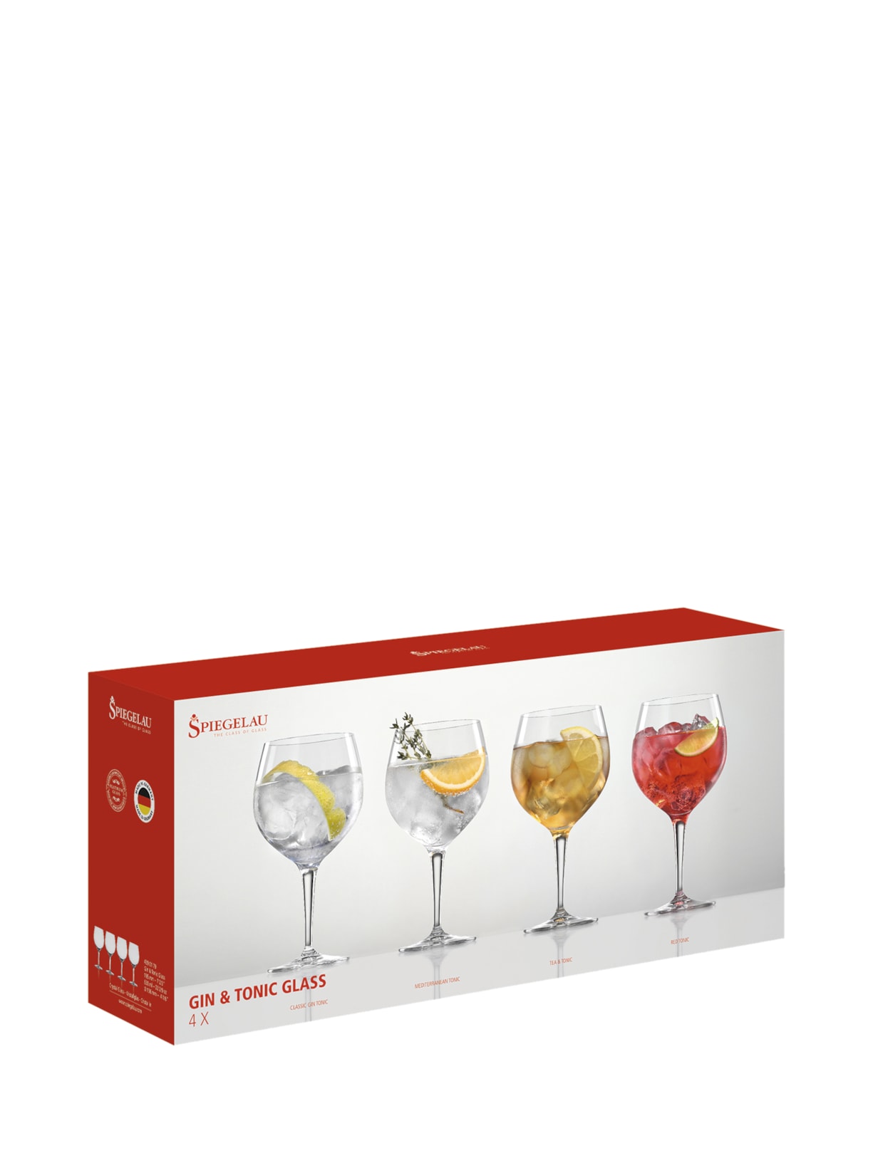 Set De Taças Para Gin Em Cristal 630Ml Spiegelau