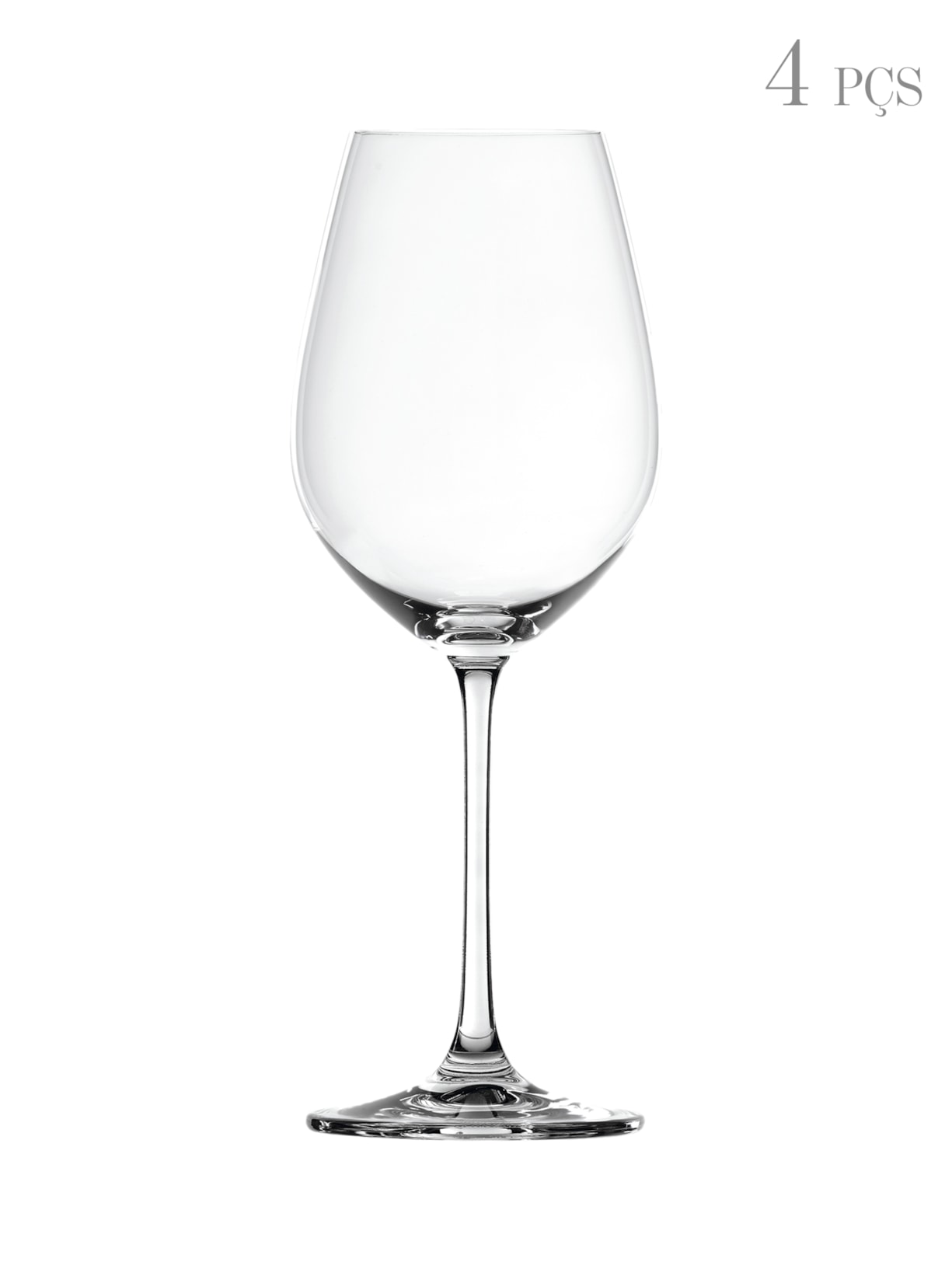 Set De Taças Para Vinho Tinto Em Cristal 550Ml