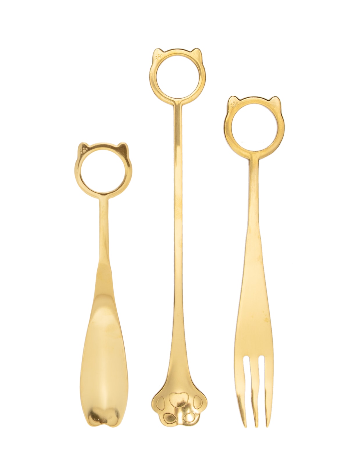 Set Talher Animal - Dourado