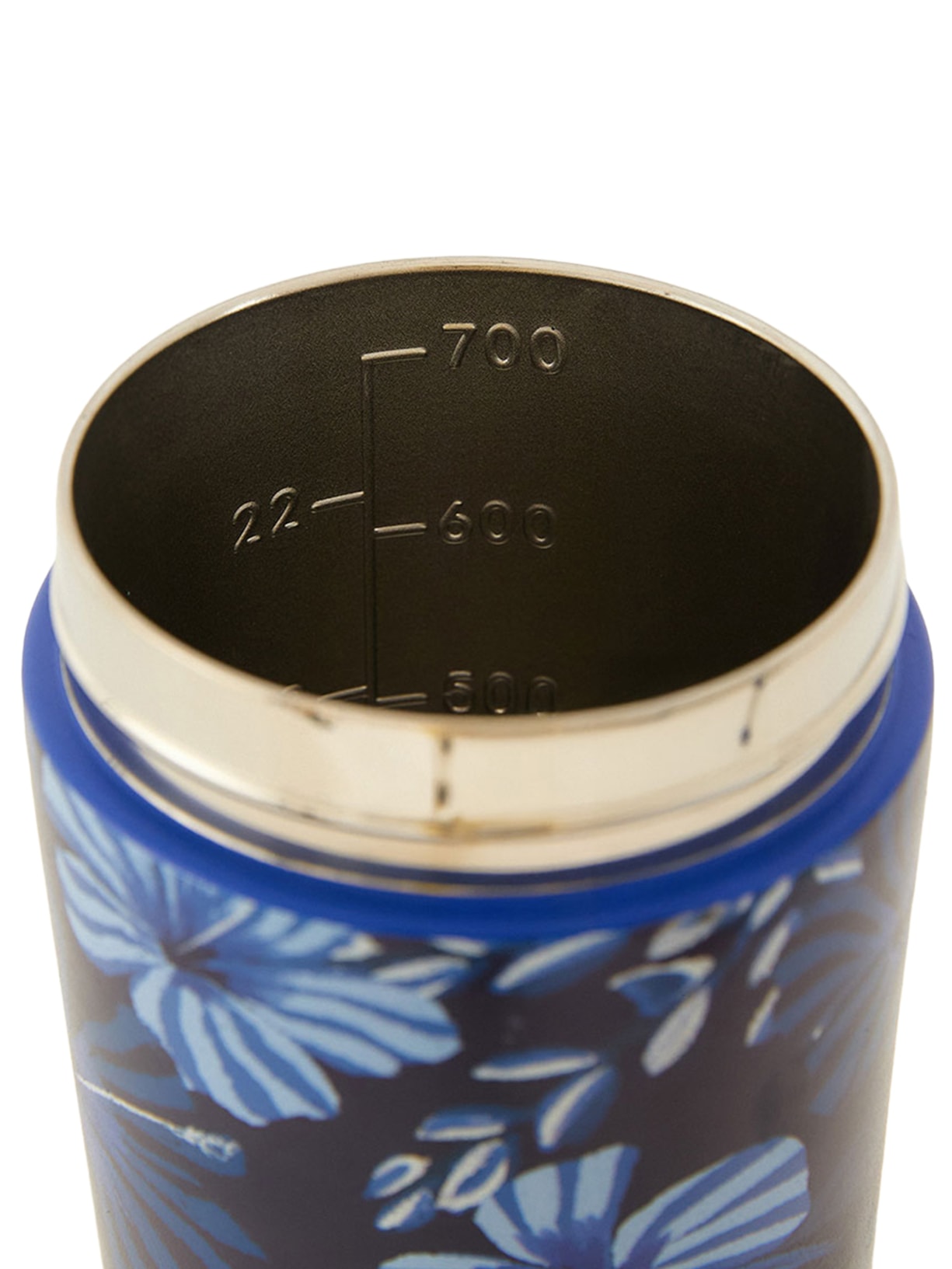 Shaker Térmico Feminino Hibisco do Mar 700ml Azul Farm Etc