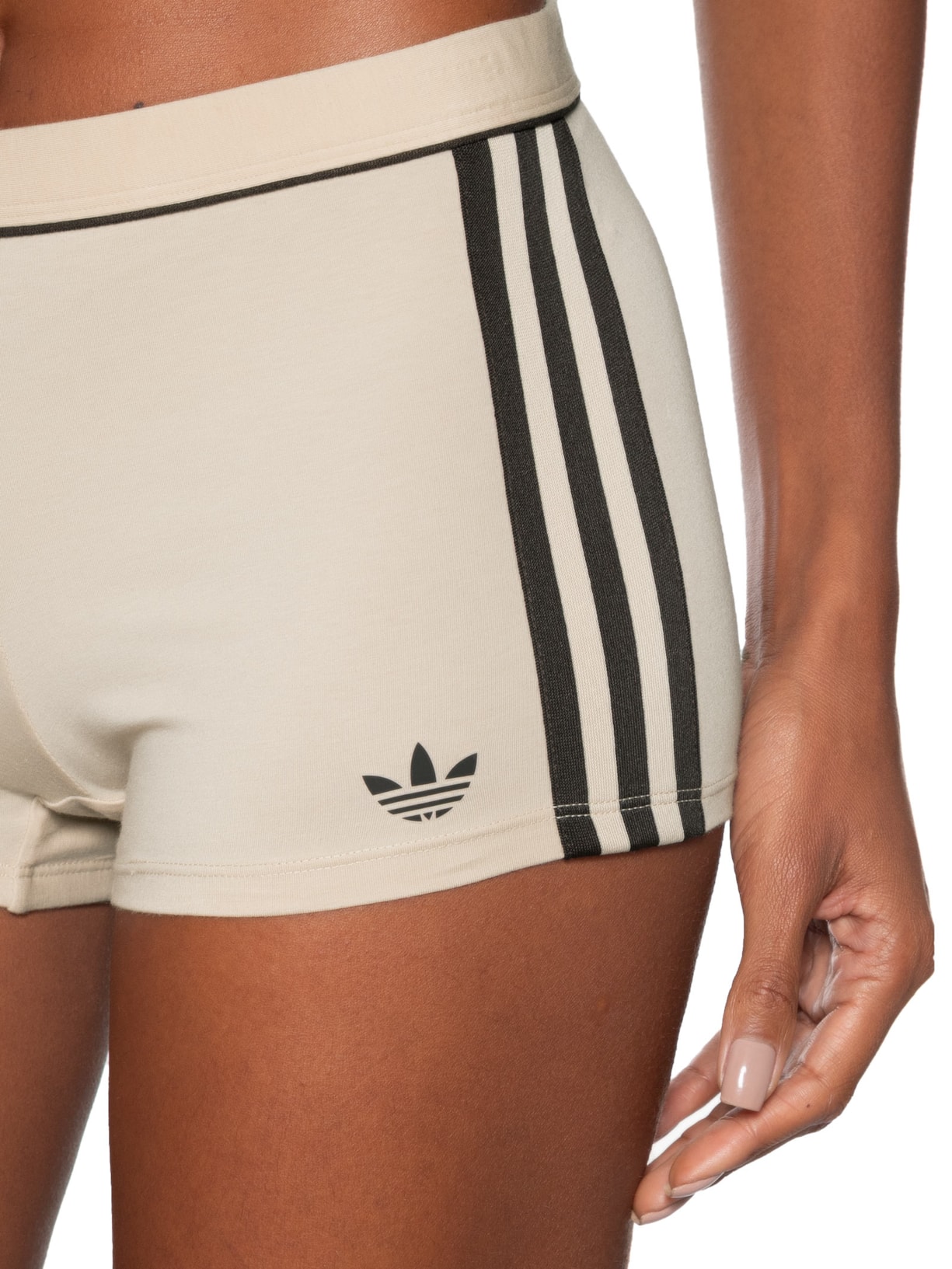 Short Adicolor Comfort Flex Cotton Bege Adidas Originals Underwear